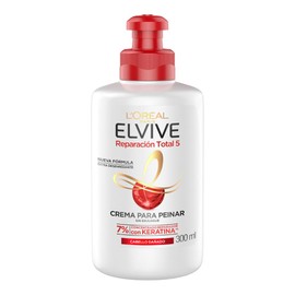 L'Oreal Paris Crema para Peinar Reparacion Total 5 Elvive, 300 ml