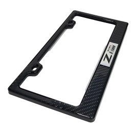 Unbranded LICENSE PLATE FRAME COVER CARBON FIBER LOOK FOR NISM-O 350Z Z 370Z 240SX 3000ZX