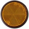 4 Pack Orange Round Reflectors with Black Trim Diameter 59mm