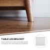 3.93inch/10cm Leg Mounting Plates, Furniture Leg Attachment Plates Industrial Strength