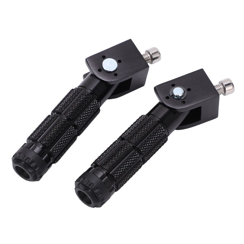 1 Pair Universal Motorcycle Footrests Rear Set Footpegs with 8mm