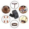 BENECREAT Leather Tape, Roll, Lychee Pattern, Single Sided Leather, Synthetic