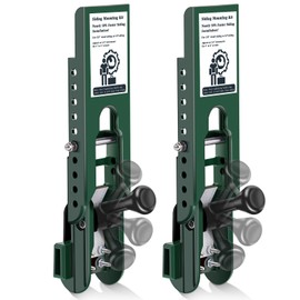 Siding Tools for Installation, Siding Mounting Kit, Compatible with 3/8-Inch Fiber Cement, Lap Side Gauge/Clamps with Adjustable Reveals (Green)