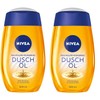 Nivea Natural Shower Oil, Pack of 2 (2 x 200