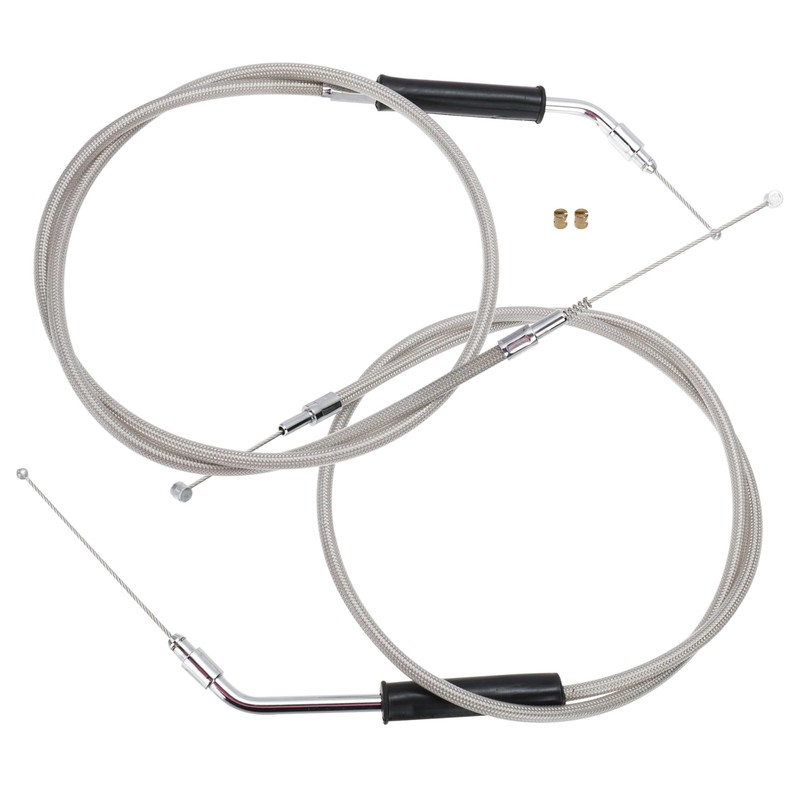 TIGERSGATE 39" Throttle & Idle Cable Kit for 2004-2006 Sportsters