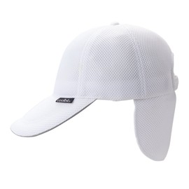 Coolbit CBSPCP82 Hinyari Cooling Hat, Cool Bit, Double Mesh Cap, Water Retention, Vaporization Heat, Neck Cooling, Heatstroke Prevention Hat, Heat Protection, Father's Day Gift, Hat, WHT