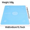 Fuworance Silicon Baking Mat Sheet, Anti-Slip Kneading Dough Mat, Non-Stick