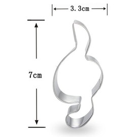 WJSYSHOP Treble Clef Music Note Cookie Cutter