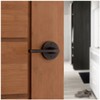 Kwikset 730LSLRDT-514 Lisbon Lever with Round Rose Privacy Door Lock