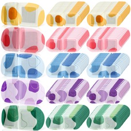 100 Pack Steam Eye Mask Disposable Self Heated Eye Masks Bulk, 5 Colors