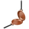 Pwshymi Double Side Frying Pan Non Stick Flip Egg Fried