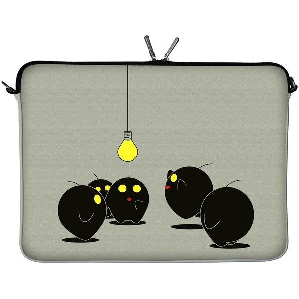 DIGITTRADE LS157-10 Illumination Designer Netbook Sleeve 10.1" Laptop Netbook Tablet