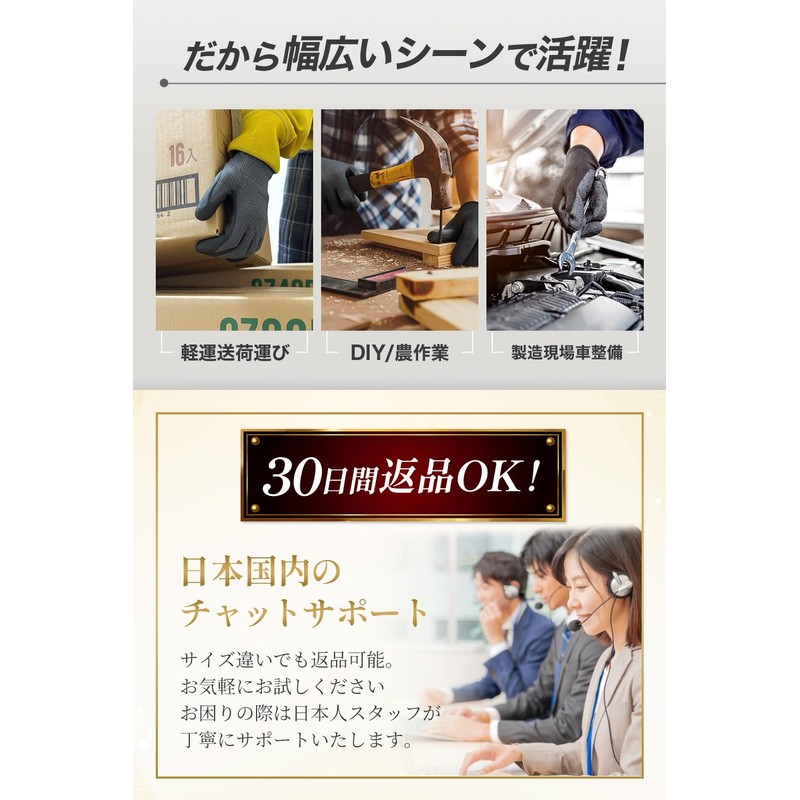 COMINGO Work Gloves, Thin, Smartphone Compatible, Comfortable Touch Operation, Work