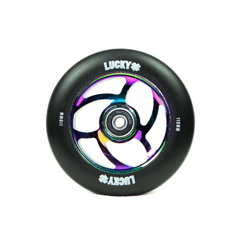 Lucky Torsion Stunt Scooter Wheel (110 mm - Teal/Black)
