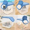 BNOSDM Large Chinchilla Sand Bath Container Large Chinchilla Dust Bath