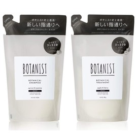 BOTANIST Botanist Shampoo Treatment Set, Refill [Moist] Botanical Hair Care Conditioner for Men and Women