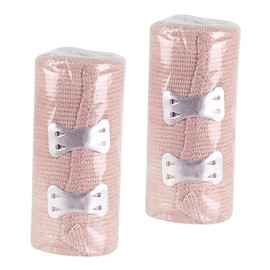 Sosoport 2pcs High Elastic Compression Wrap Band for Sports Protection Breathable Arm and Leg Support for Sprains and Swelling Recovery and Material