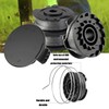 4Pcs Strimmer Wire Replacement - Durable Nylon Line for Grass