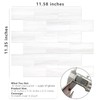 STICKGOO 10-Sheet Subway Tile Peel and Stick Backsplash, Star White