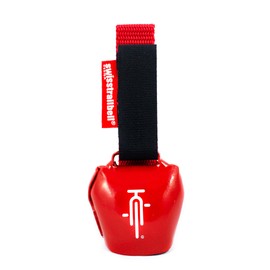 swisstrailbell® Mexico Edition Deep Red: WhiteBike, Red Band, Bicycle Bell, Trailbell, Signal Bell