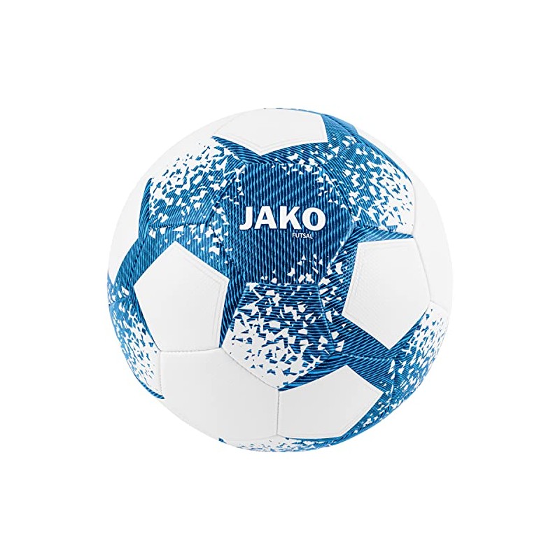 JAKO Unisex Futsal Ball White/Jako Blue, 4