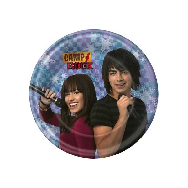 Camp Rock Dessert Plates 8ct