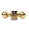 Zion Door Knob Indoor Bathroom Lock Keyless Door Lock Gold