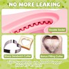 LEPCY Uncrustables Sandwich Maker Sealer Cutter, Crustless Sandwich Cutter, PB&J