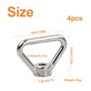 Dokpav 4 Pcs M8 Triangle Ring Nuts, 304 Stainless Steel