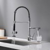 Commercial Kitchen Faucet Pull-Down Sprayer Brass Kitchen Faucet High Quality