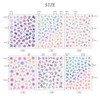 Chisafly Nail Stickers, Flowers, Hydrangea, Petals, Flower Stickers, Colorful, Summer