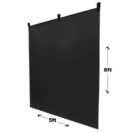 5 x 8 Vinyl Heavy Duty Baseball Batting Cage Backstop - GBCC (Black)