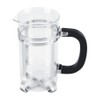 350ml Stainless Steel Glass Cafetiere French Filter Tea Coffee Pot