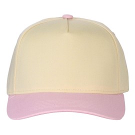 TOP HEADWEAR Throwback Heritage Snapback Hat - Two Tone Legacy Collection Baseball Cap, Pink