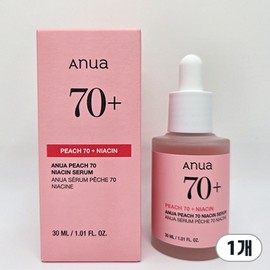 Anua Peach Niacinamide Tone-Up Serum, 30ml, 1 piece / 아누아 복숭아 나이아신아마이드 톤업 세럼, 30ml, 1개