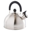 Mr. Coffee Carterton Stainless Steel Whistling Tea Kettle – 1.5-Quart