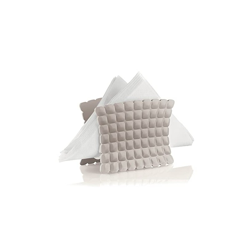 Guzzini - Tiffany Napkin Holder - Dove Grey, 15.2 x