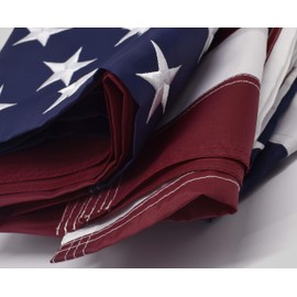 RossGoal American Flag,US Flags 2.5x4ft Embroidered Stars Sewn Stripes Heavy Duty Durable Made USA Banner Outdoor Indoor Use for Pole (2.5 by 4 Foot)