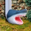 Carchistan Shark Downspout Garden Statues, Gutter Guardian Extension Outdoor Statues