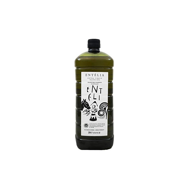 Entelia 2L PET Extra Virgin Olive Oil from Crete Greece