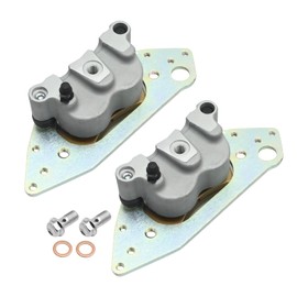 Aynaxcol Front Brake Calipers with Pads 1912497 Left and Right Replacement for Polaris RZR 1000 XP XP4 S4 RS1 RZR 4 900 Ranger 1000 570 800 900 Diesel General 1000 Brutus Pro XD Replace# 1912498