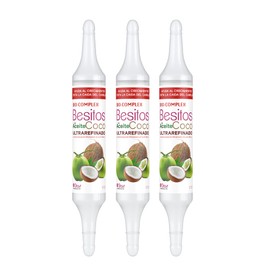 Bio Complex Coconut Oil Capsules 3Pack – 0.61 oz Each, Deep Moisturizing Hair Treatment for Repair, Hydration, and Strengthening