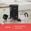 BLACK+DECKER CM0700BZ 4-in-1 5-Cup Coffee Station Coffeemaker, Black