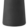 Novogratz x Globe 18" Ceramic Table Lamp, Matte Black, Off-White