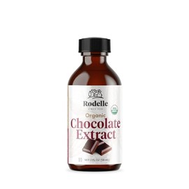 RODELLE Organics Pure Chocolate Extract, 2 Fl Oz