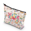 WCGXKO Speech Pathologist Teacher Cosmetic Bag AAC SLP Gift Tiny