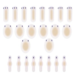 24 Stück Hydrokolloid Pflaster, Wasserdicht Gel Pflaster, Ferse Blasenpflaster, Vorfuß Ferse Fersenschutz,Zehen und Füße, Extra starker Schutz und schnelle Erholung