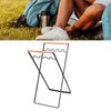 Trash Bag Holder Metal Garbage Bag Holder Portable Outdoor Leaf