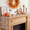 Fall Rugby Maple Leaves Football Table Runner 13x72 Inch