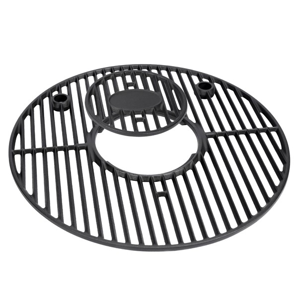 QuliMetal 19.5" Cast Iron Round Cooking Grid Grate for Akorn Kamado Ceramic Grill, Pit Boss K24, Louisiana Grills K24, Char-Griller 16620